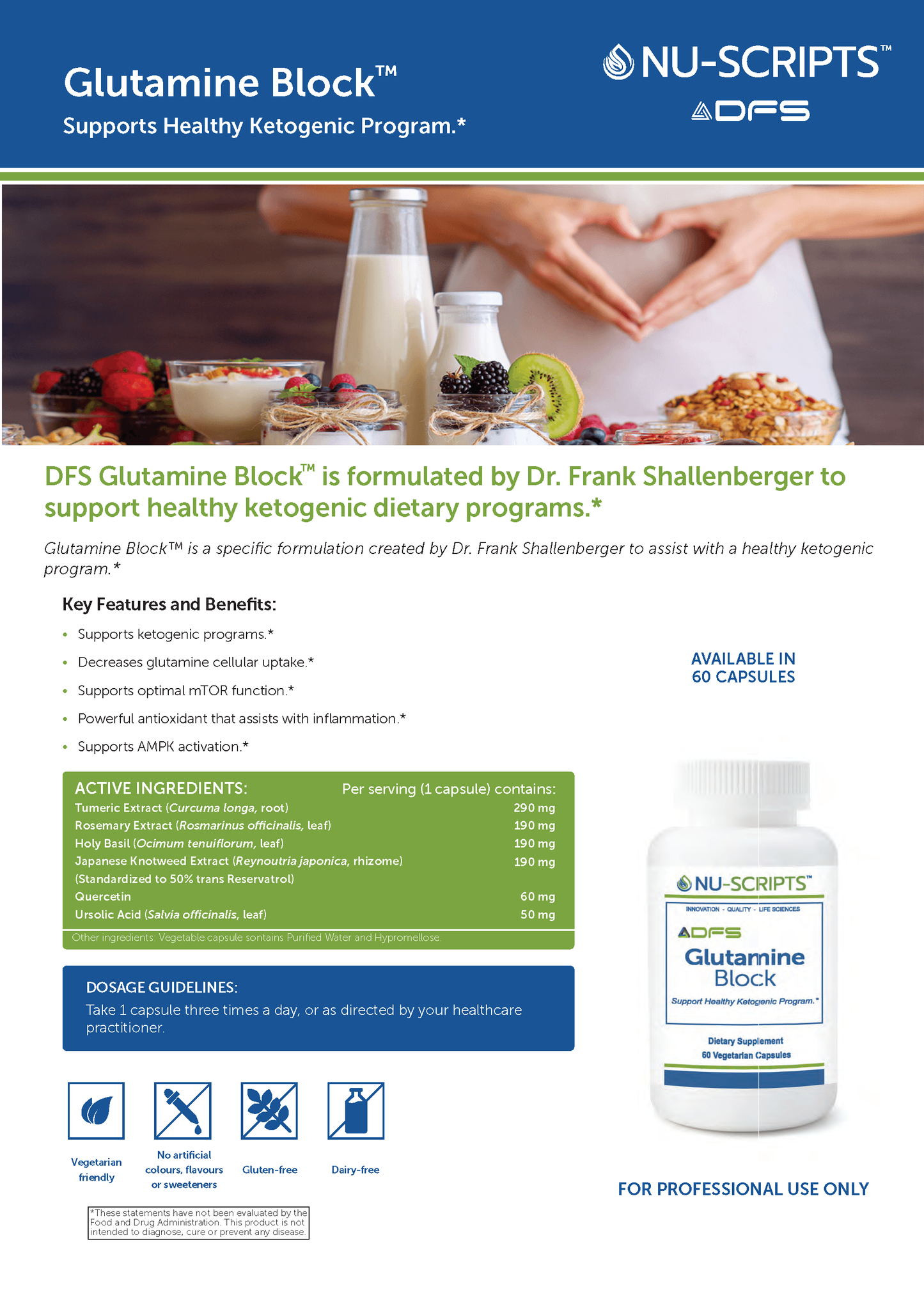 Glutamine Block (DFS)