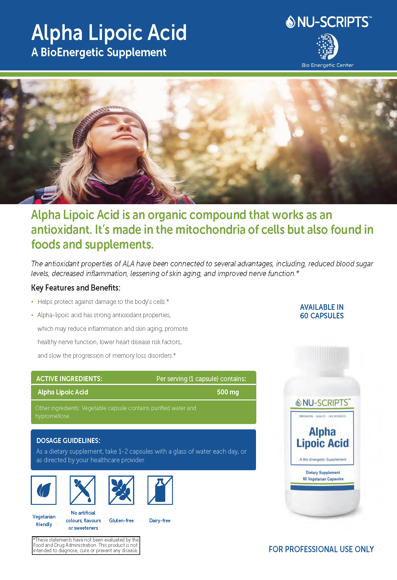 Alpha Lipoic Acid (BE)