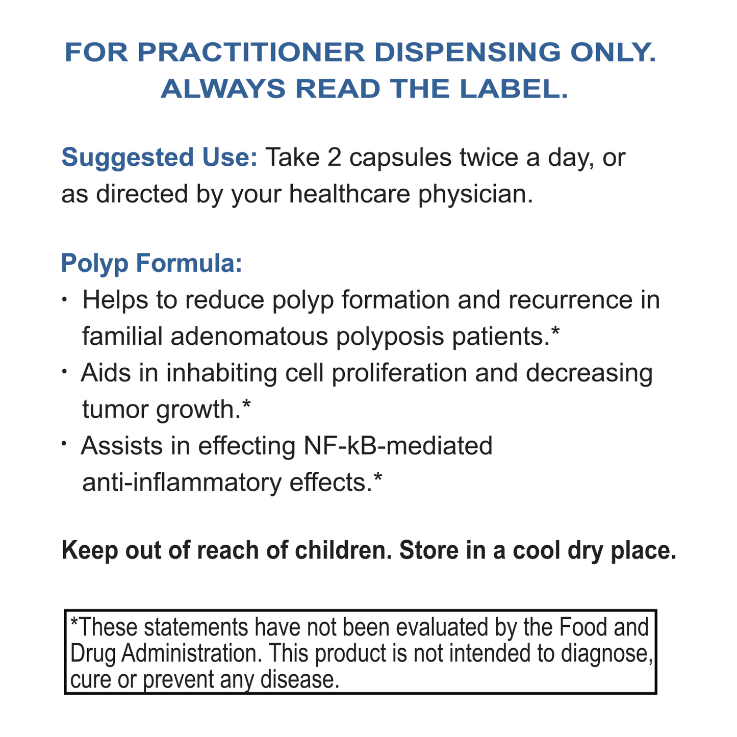 Polyp Formula (DFS)